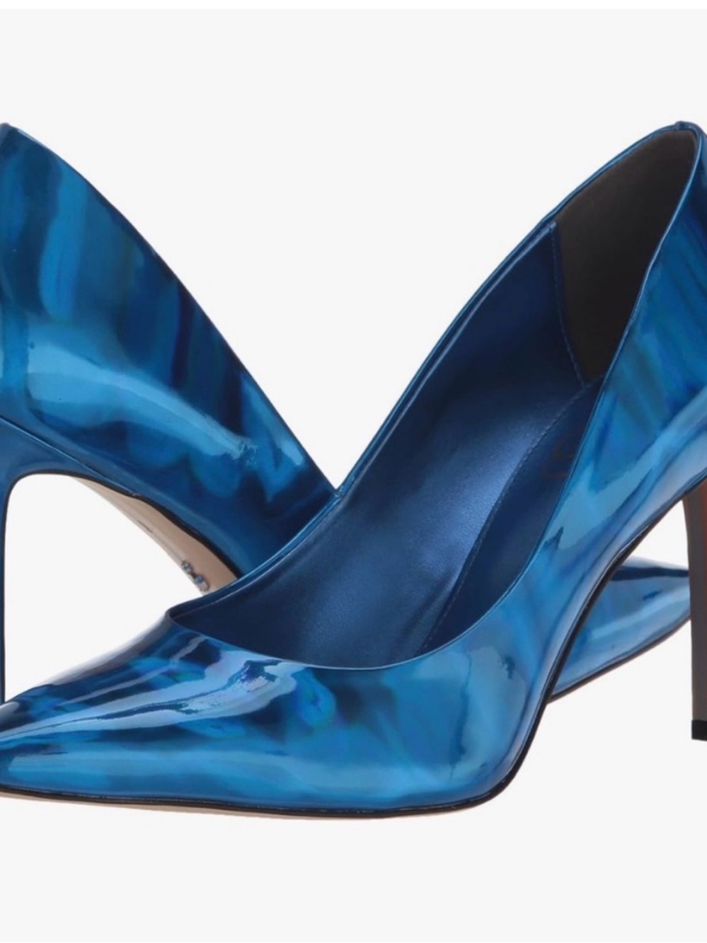 Sam Edelman Hazel Pump (Blue Metallic)